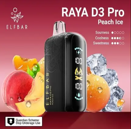 Elfbar Raya D3 pro peach ice