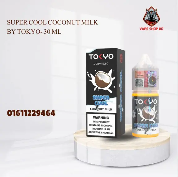 Super Cool Coconut Milk By Tokyo- 30 ML