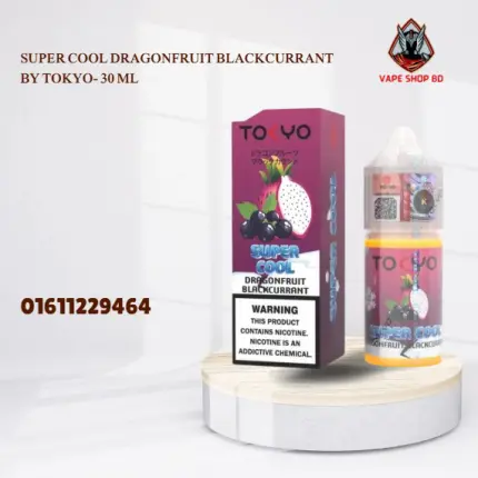Super Cool DragonFruit Blackcurrant By Tokyo- 30 ML