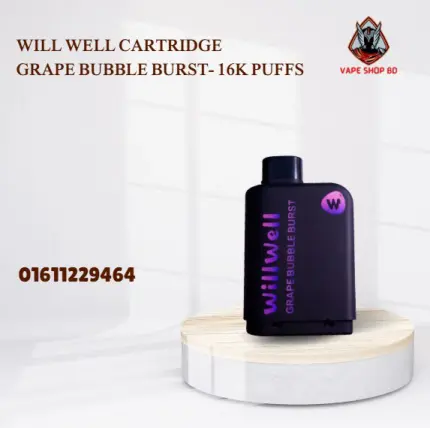 Will Well Cartridge Grape Bubble Burst- 16K Puffs