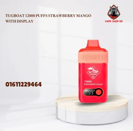 Tugboat 12000 Puffs Strawberry Mango with Display