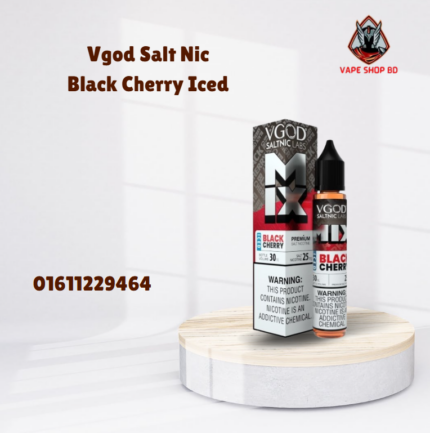 Vgod Salt Nic Black Cherry Iced