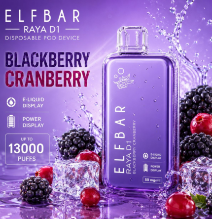 Elfbar Raya D1 Blackberry Cranberry