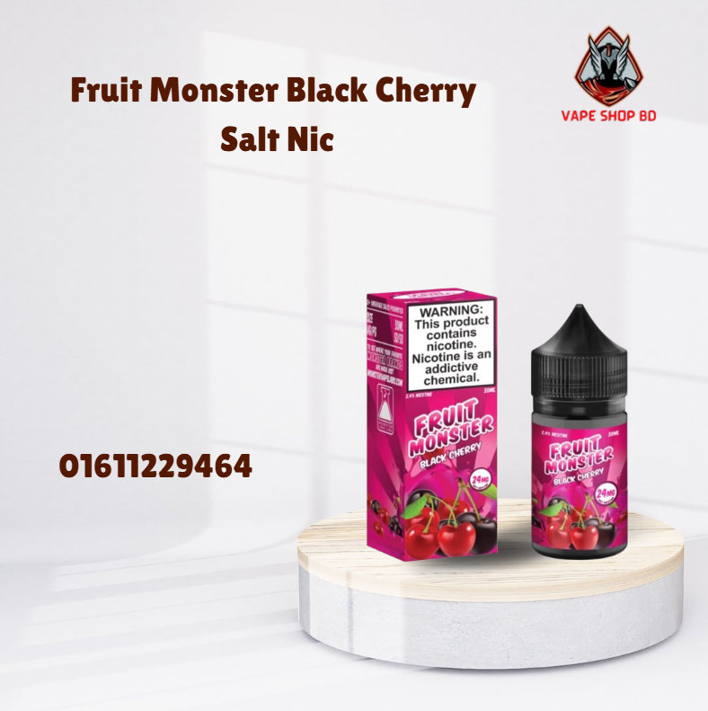 Fruit Monster Black Cherry Salt Nic By Monster Vape Labs Fruit Monster Black Cherry Salt Nic By Monster Vape Labs