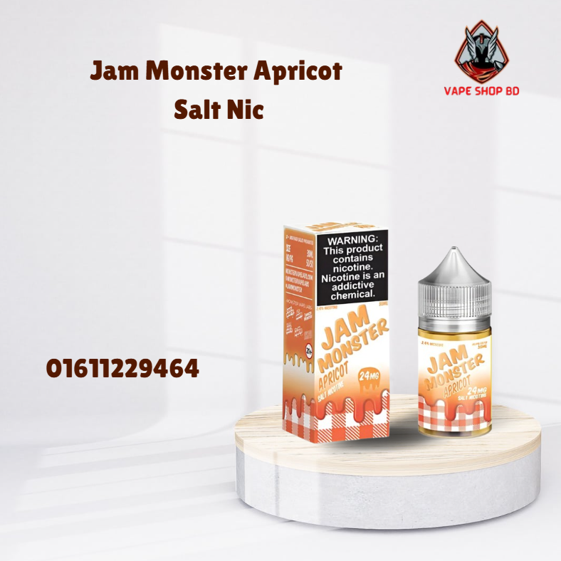 Jam Monster Apricot Salt Nic By Monster Vape Labs Jam Monster Apricot Salt Nic By Monster Vape Labs