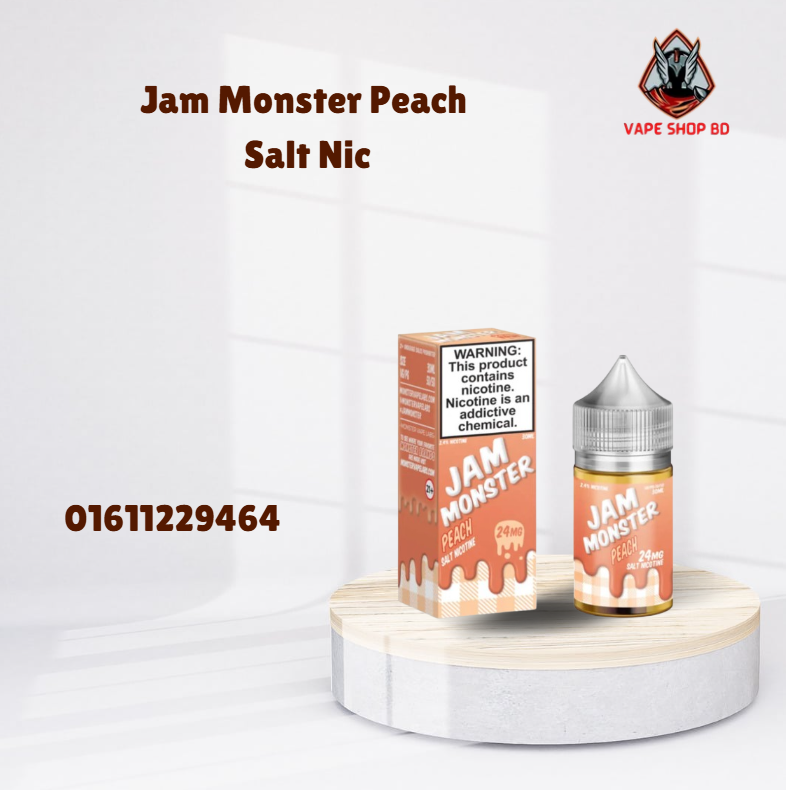 Jam Monster Peach Salt Nic Jam Monster Peach Salt Nic