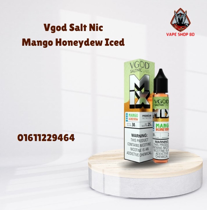 Vgod Salt Nic Mango Honeydew Iced Vgod Mango Honeydew Salt